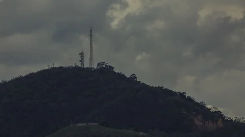 Panoramic mountain at Rio de janeiro Stock Footage 82271864