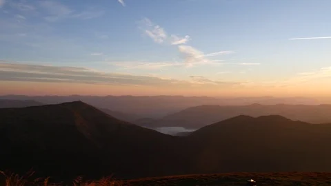 Panoramic mountain view Stock Footage 95090441