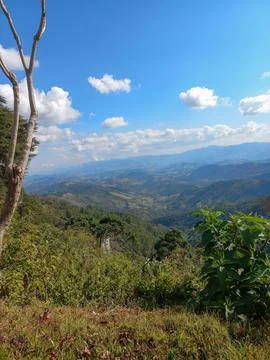 Panoramic Mountain View Stock Photos