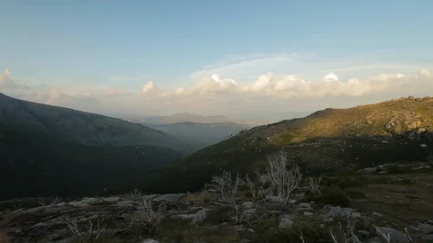 Panoramic of a Mountainous Scenery 스톡 동영상 108844254