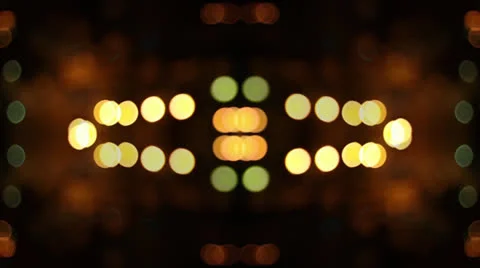 Panoramic movement defocused night lights 스톡 동영상 25848329