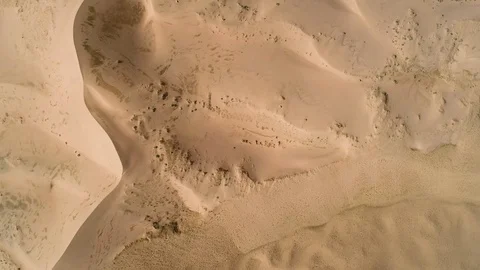 Panoramic movement in the sand. Video stock 93870665