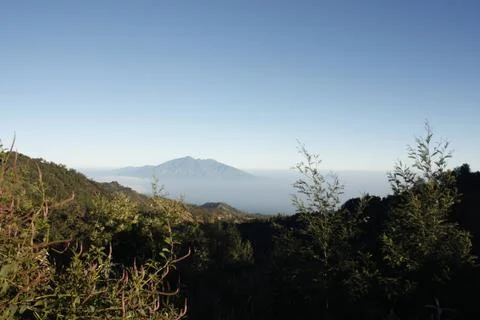Panoramic of Mt.Bromo East Java Indonesia Stock Photos