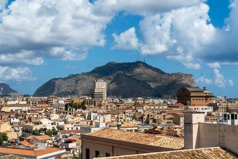 Panoramic of Palermo Fotos de archivo