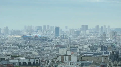 Panoramic paris close Stock Footage 37890904