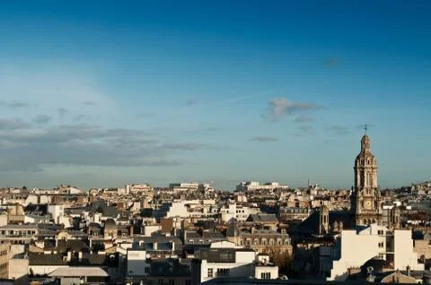 Panoramic of paris 스톡 사진