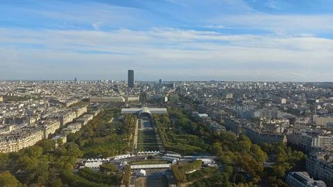 Panoramic Paris view Stock Photos