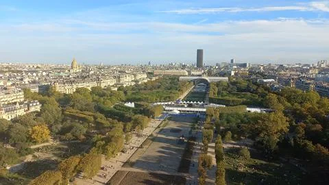 Panoramic Paris view 写真素材