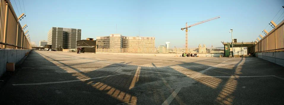 Panoramic Parking Stock Photos