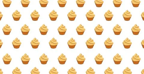 Panoramic pattern cake on a white background - Vector Stock Illustration