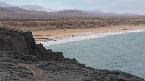 Panoramic from the reef Stock Footage 76883349