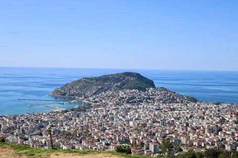 Panoramic sea view Foto stock