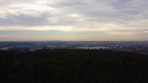 Panoramic shooting from a drone Stock Footage 240319556