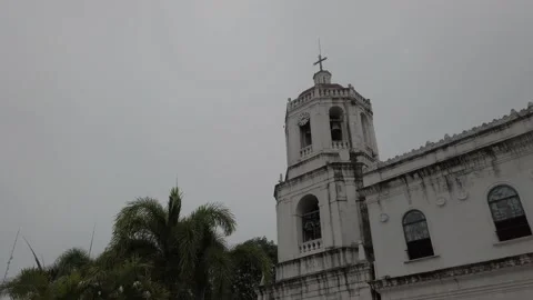 Panoramic Shot of Cebu Cathedral I Asian Catholic Church Stock-Footage 159776612