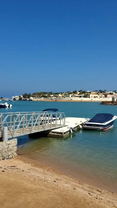 Panoramic shot of El Gouna Stock Footage 335959723