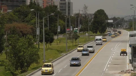 Panoramic Shot of Eldorado Avenue next to Rojas Avenue Stock Footage 42268487