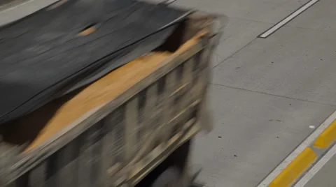 Panoramic Shot of Eldorado Avenue's traffic. Stock Footage 42268161