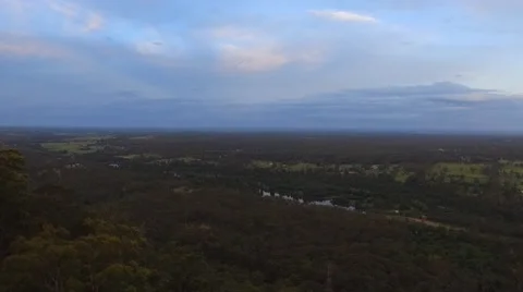 Panoramic Shot of a lookout from a Drone Video stock 58633974