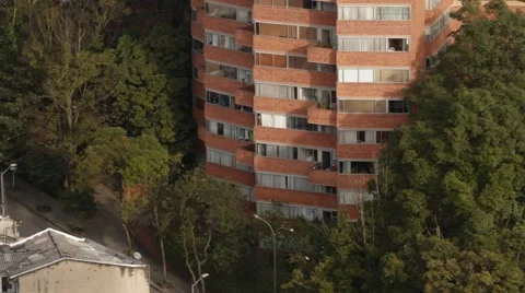 Panoramic Shot of Park Towers Complex Stock Footage 42268502