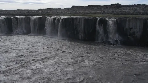 Panoramic shot of Selfoss, in Iceland Stock Footage 71281695