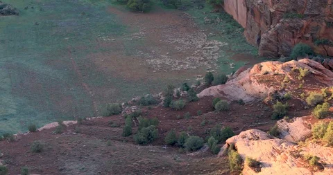 Panoramic shows the Canyon de Chelly Stock Footage 111612928