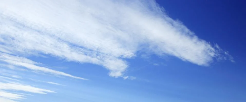 Panoramic sky and clouds Stock Photos
