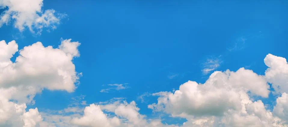 Panoramic sky background Stock Photos