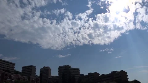 Panoramic sky  clouds Stockbeeldmateriaal 136303058