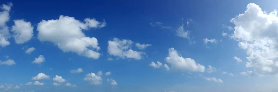 Panoramic sky Stock Photos