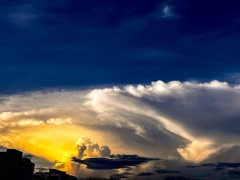 Panoramic sky Stock Photos