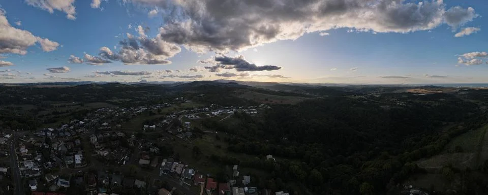 Panoramic Skyline Stock Photos