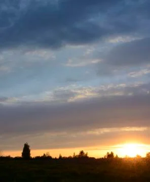 Panoramic spring landscape Fotos de archivo