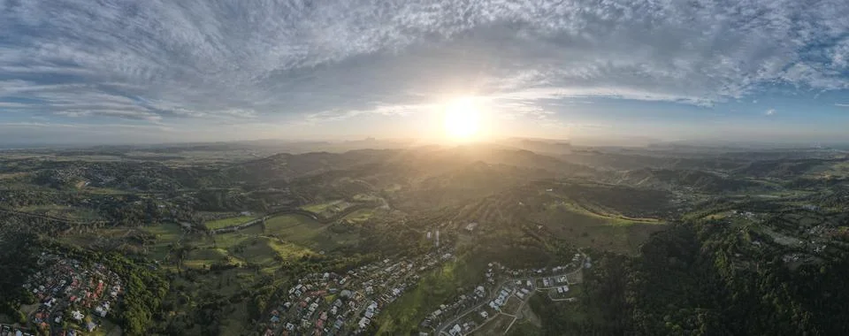 Panoramic Sun Stock Photos