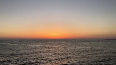 Panoramic of sunbeams over the horizon Stock Footage 155734070