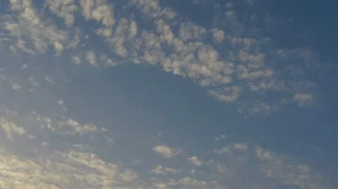 Panoramic of sunset clouds. Vídeos de archivo 11339483