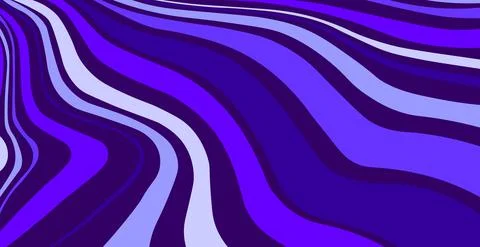 Panoramic texture background blue cyan wavy lines - Vector Stock Illustration