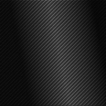 Panoramic texture of black and gray carbon fiber Stock Illustration