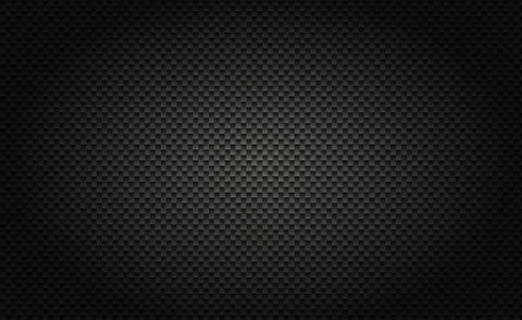 Panoramic texture of black and gray carbon fiber Stock Illustration