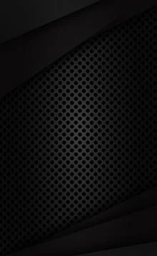 Panoramic texture of black and gray carbon fiber Stock Photos