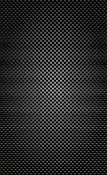 Panoramic texture of black and gray carbon fiber Stock Photos
