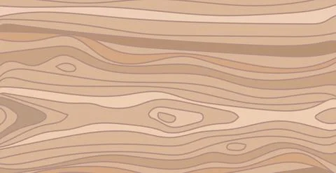 Panoramic texture of light wood with knots - Vector 스톡 일러스트
