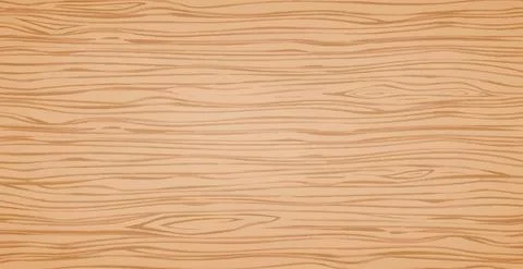 Panoramic texture of light wood with knots - Vector Illustrazione stock