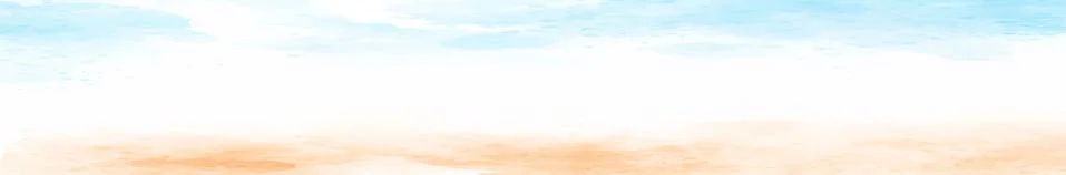 Panoramic texture of realistic multi-colored watercolor on a white background Stock Illustration