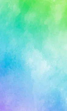 Panoramic texture of realistic multi-colored watercolor on a white backgro... 스톡 사진