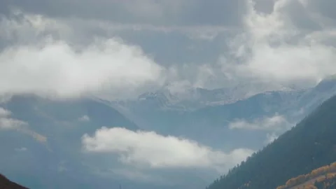 Panoramic time lapse of the rocky mountains, Aspen, Colorado. Stock Footage 159676991