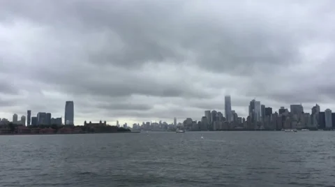 Panoramic Timelapse Pan of New York City Stock-Footage 68408640
