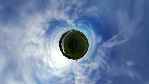 Panoramic timelapse of white clouds Stock Footage 200957739