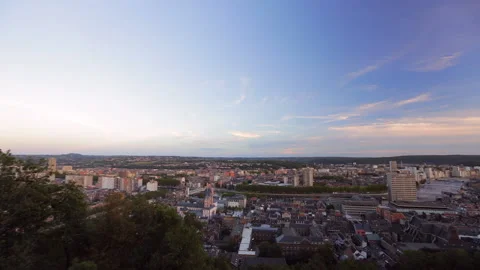 Panoramic top view of the city Stock Footage 231759795
