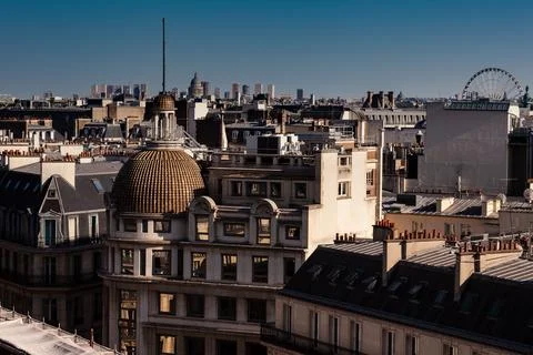 Panoramic top view of Paris Foto stock