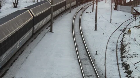 Panoramic of trains movements Stock Footage 47003994